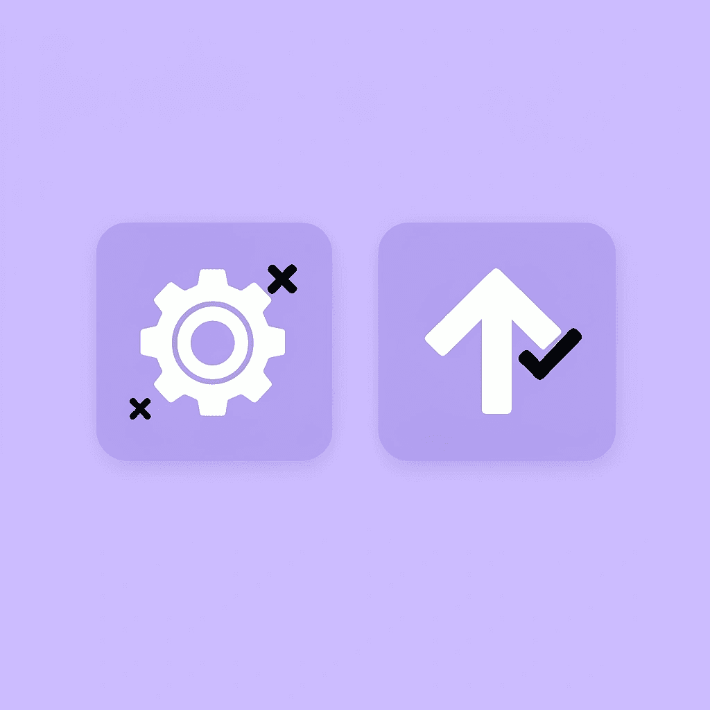  Before: Reactive cost center with downward arrow. After: Proactive value driver with upward arrow
