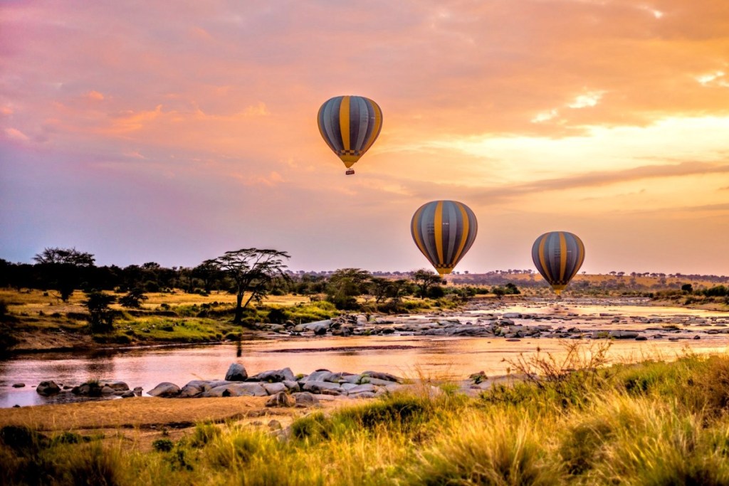 hot air balloon safari