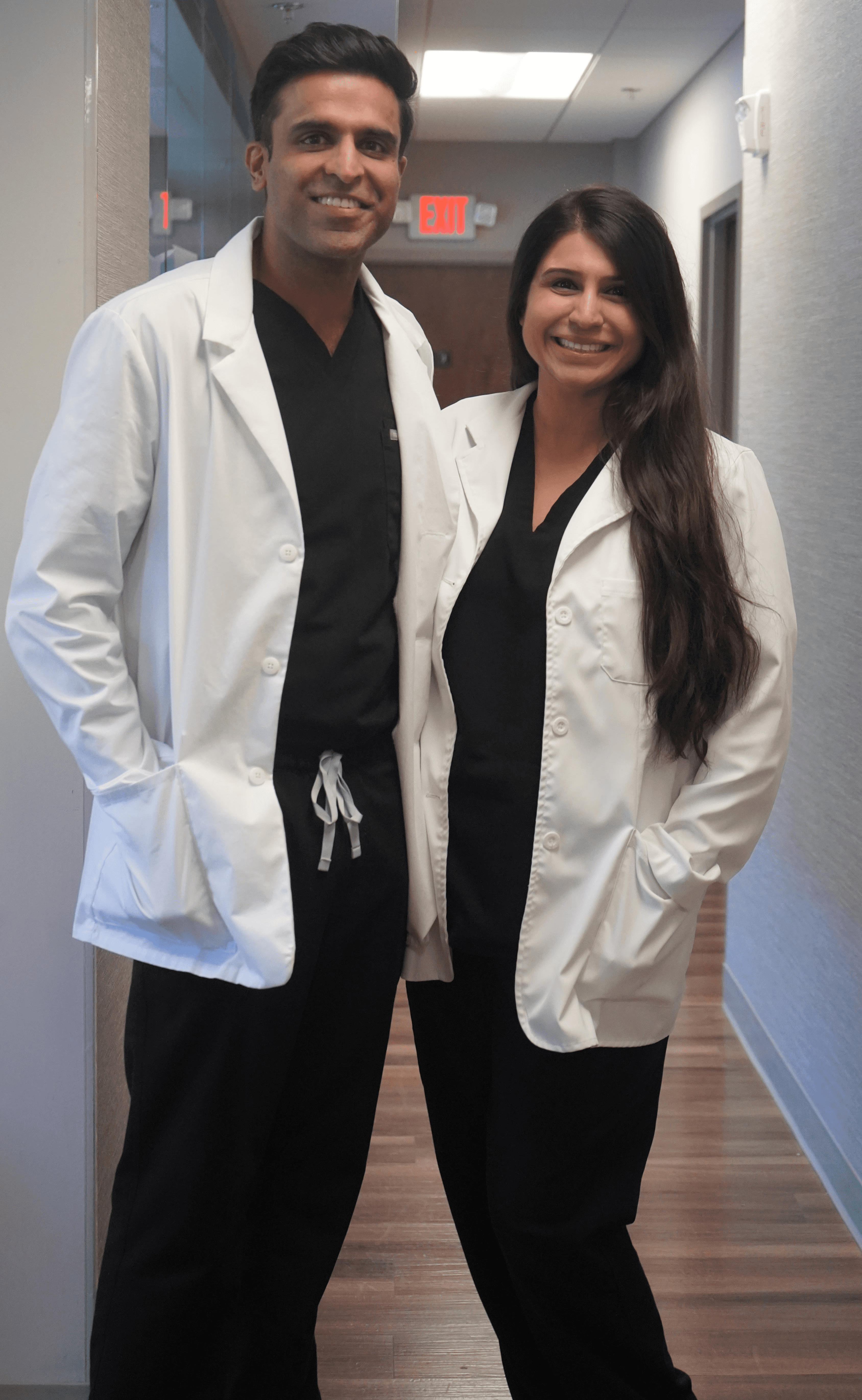 Dr. Raheel and Dr. Natasha