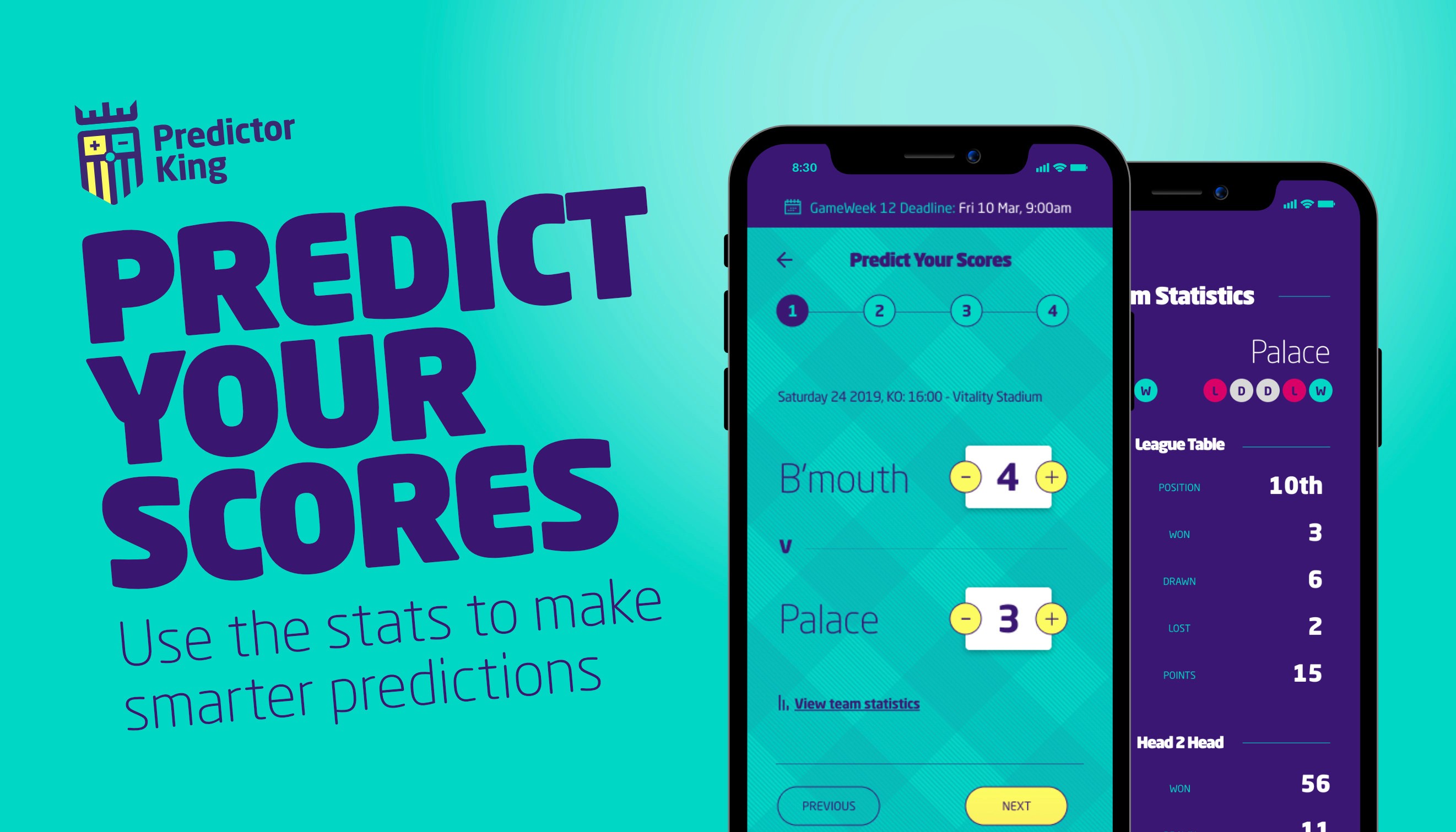 Predictor King - predicting your scores