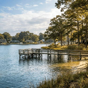 Property along water in Pasadena Maryland