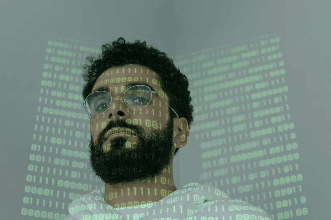 Close-up of lush, dark green leaves, some glossy and wet, against a muted background.