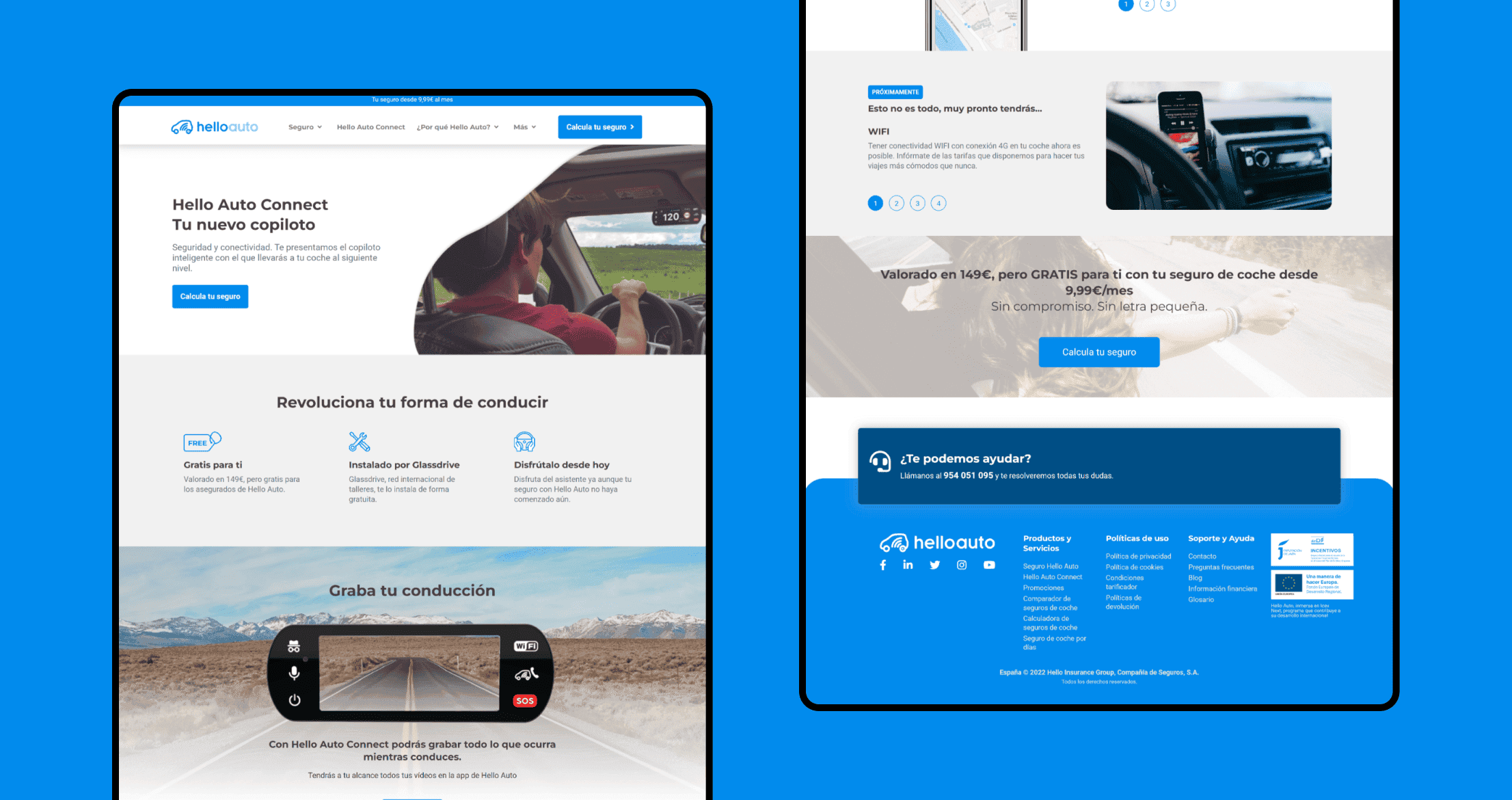 Old Hello Auto website