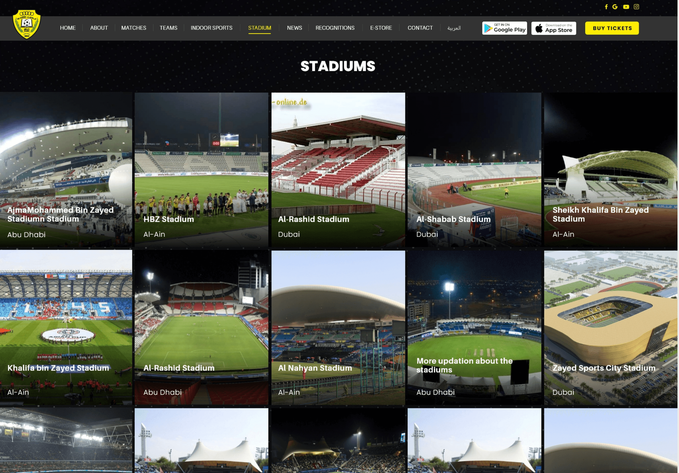 Stadiums