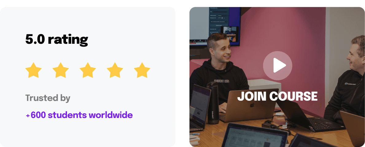 Sell courses online using Thenty and Framer with secure gated access