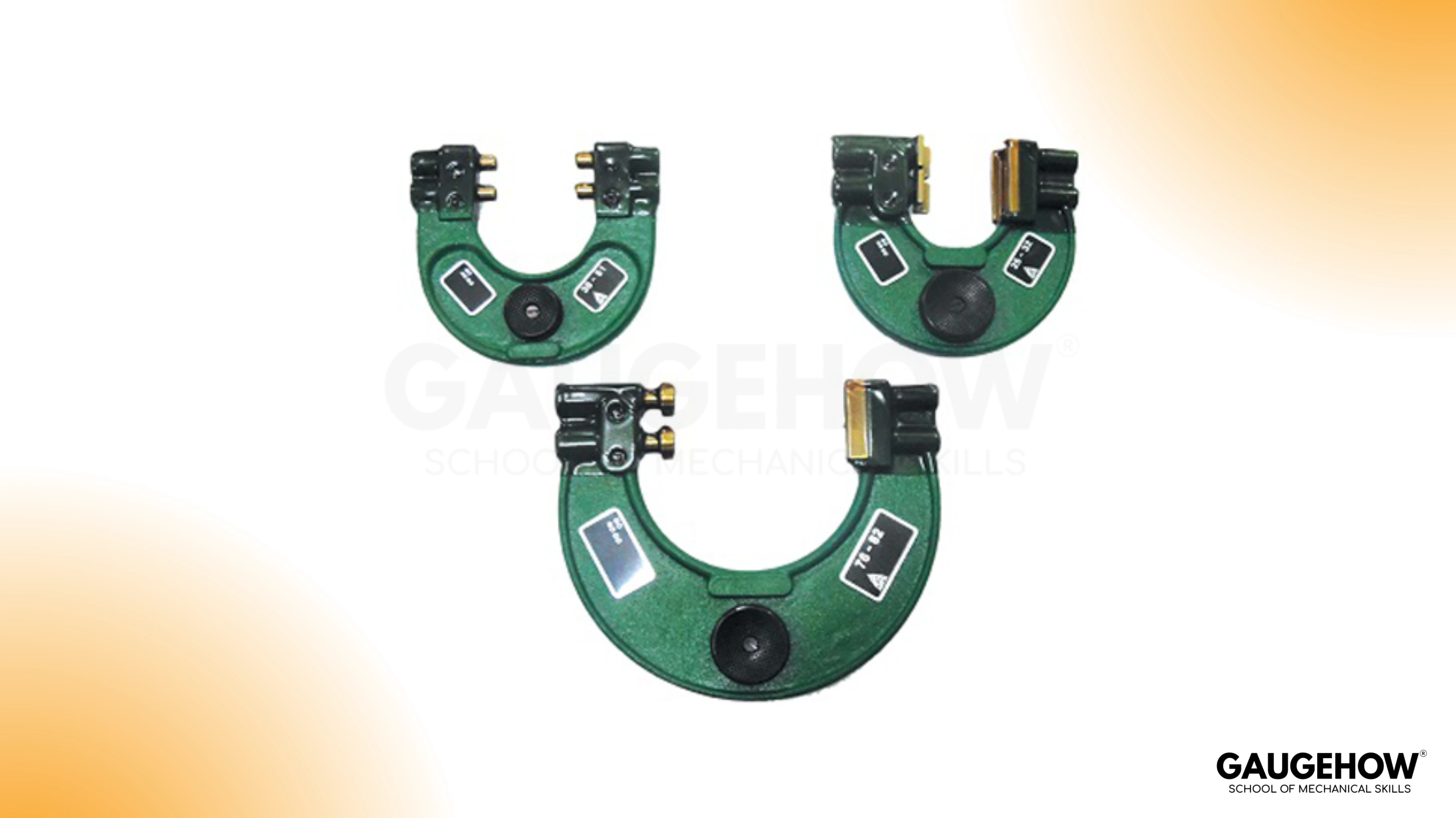 Snap gauge for OD go no go checking