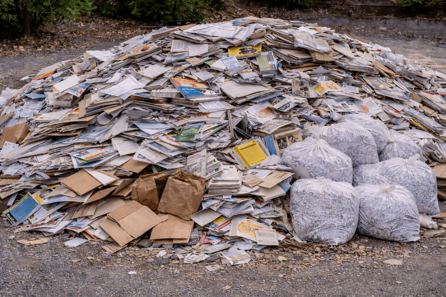 Mixed Paper Pile