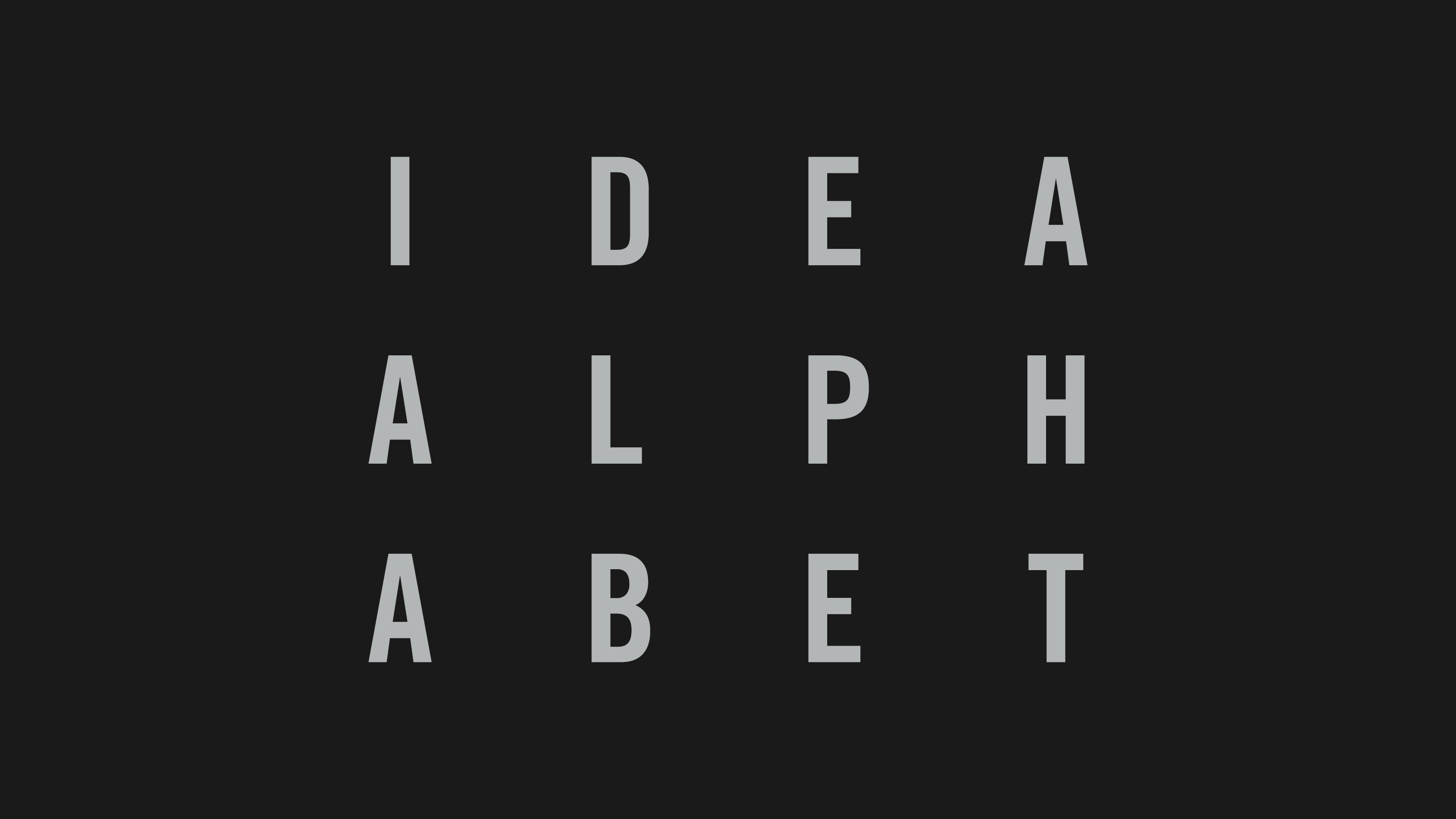 Idea/Animal Alphabet