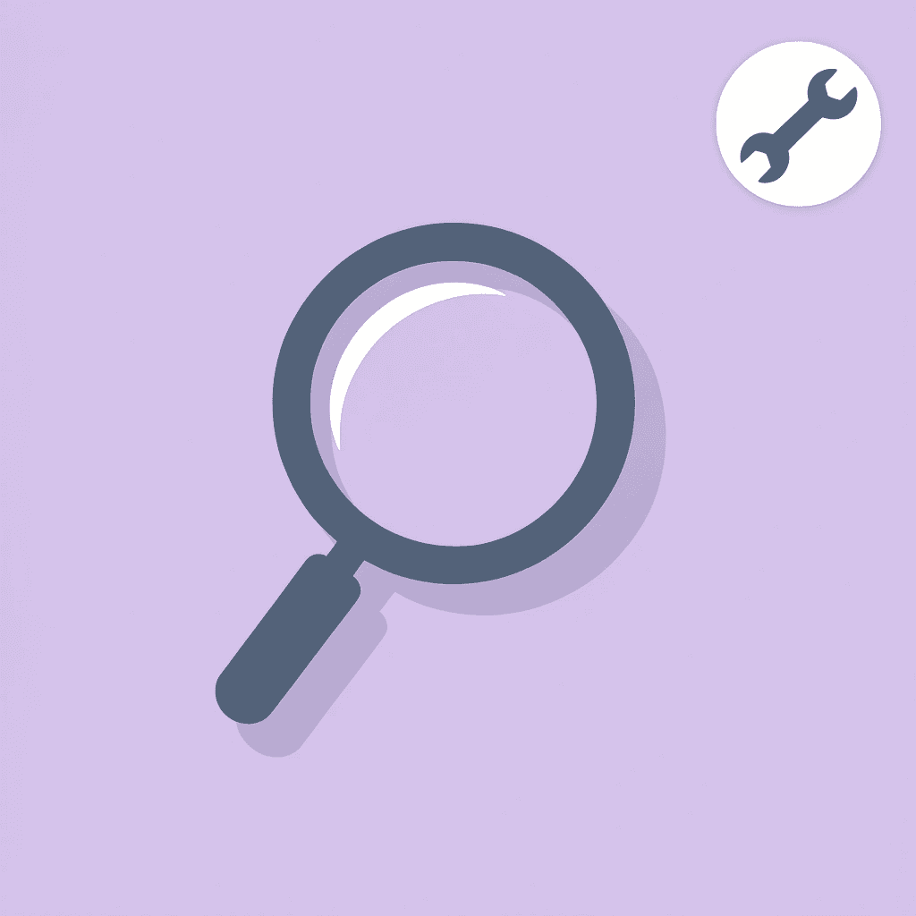 Magnifying glass focusing on friction points in team processes