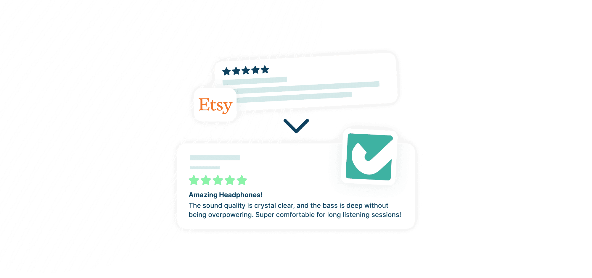 Etsy review import