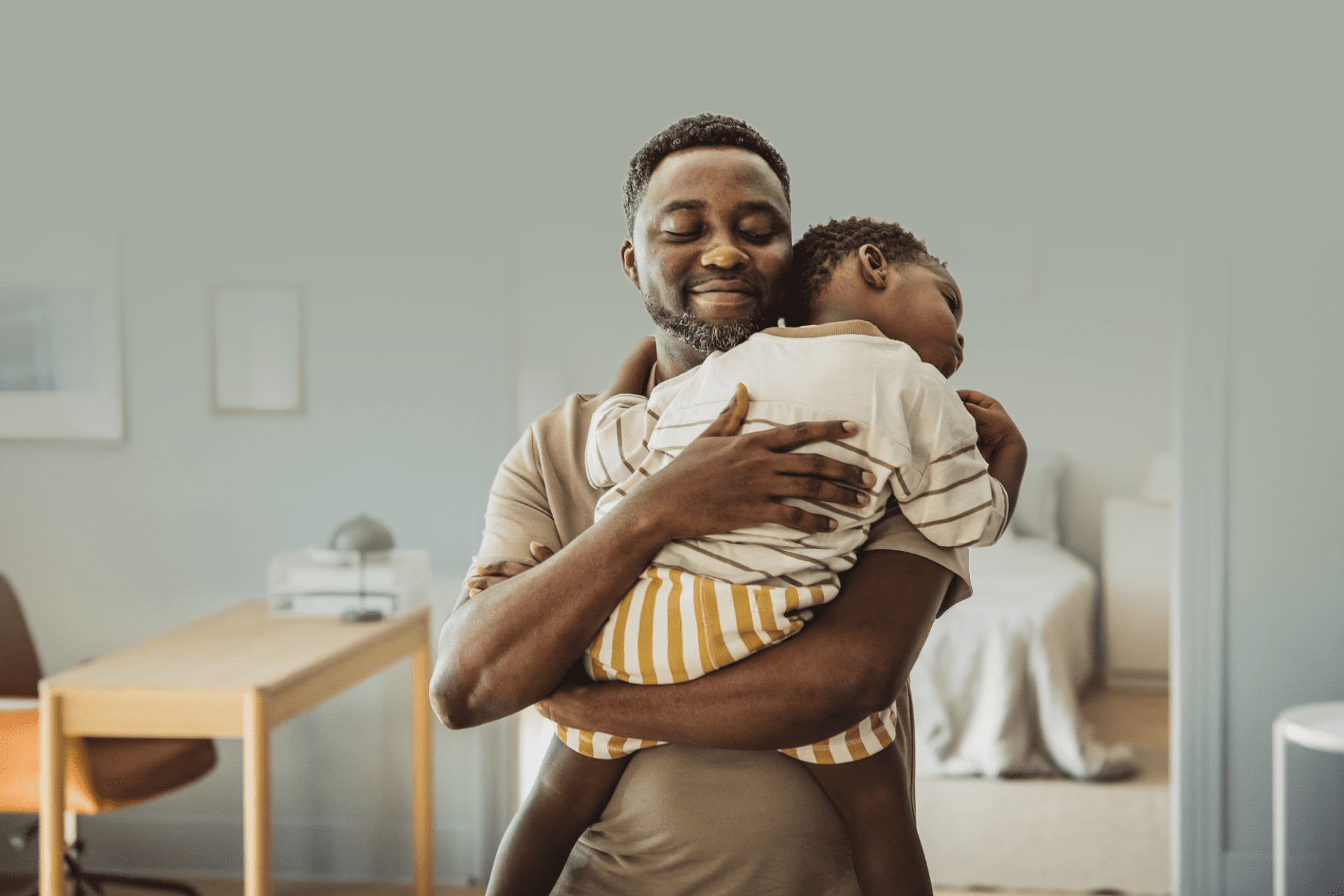 Person receiving virtual healthcare via smartphone — Mindstride accessible care