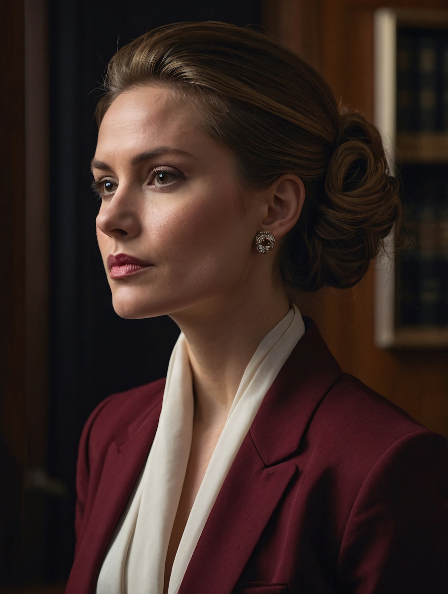 headshot portrait of a woman