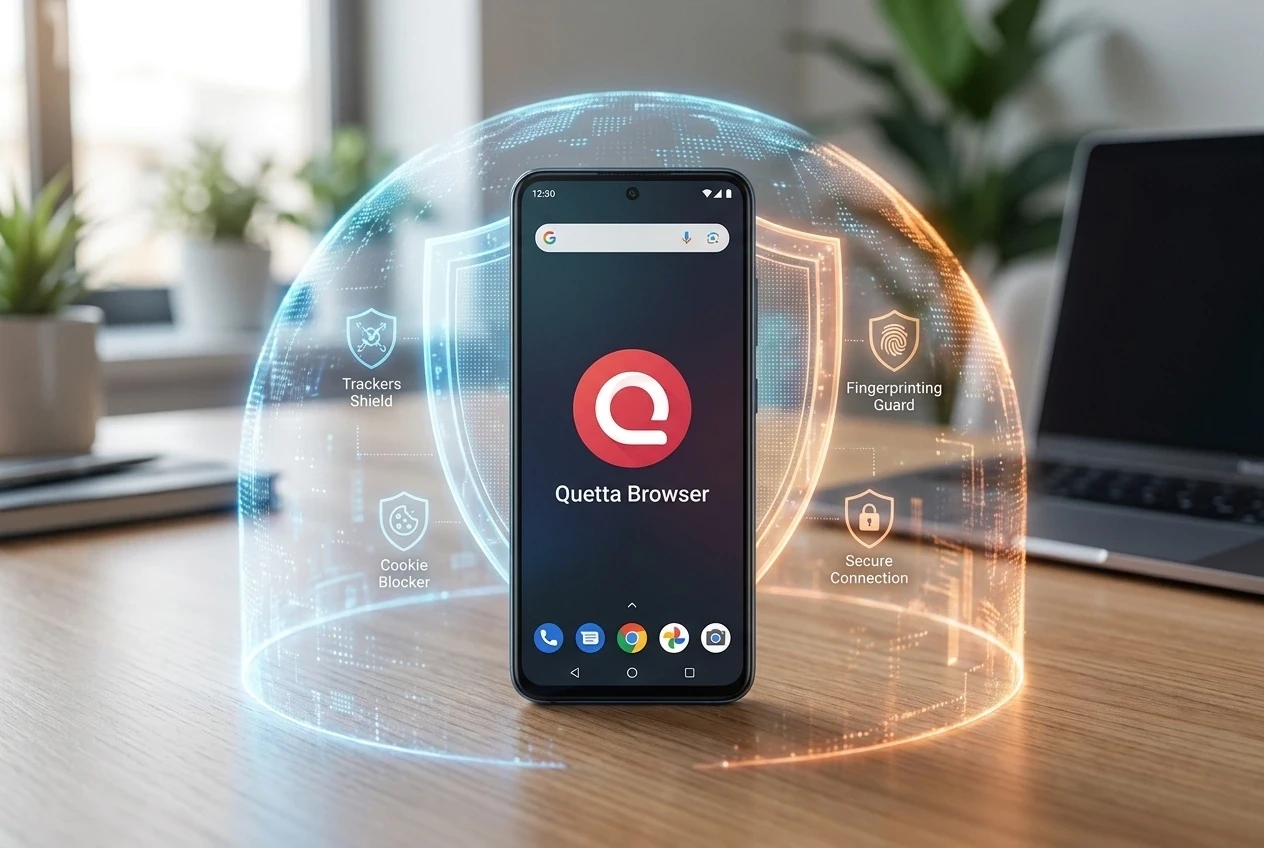 Private browser for Android with tracker and fingerprinting protection