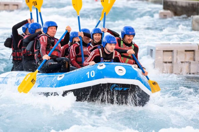 Go white water rafting