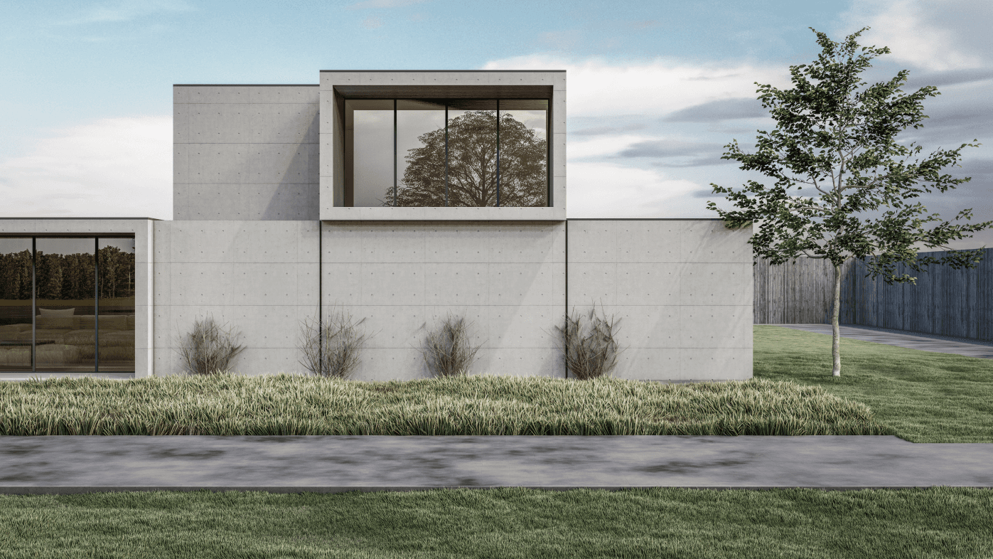 modern home exterior