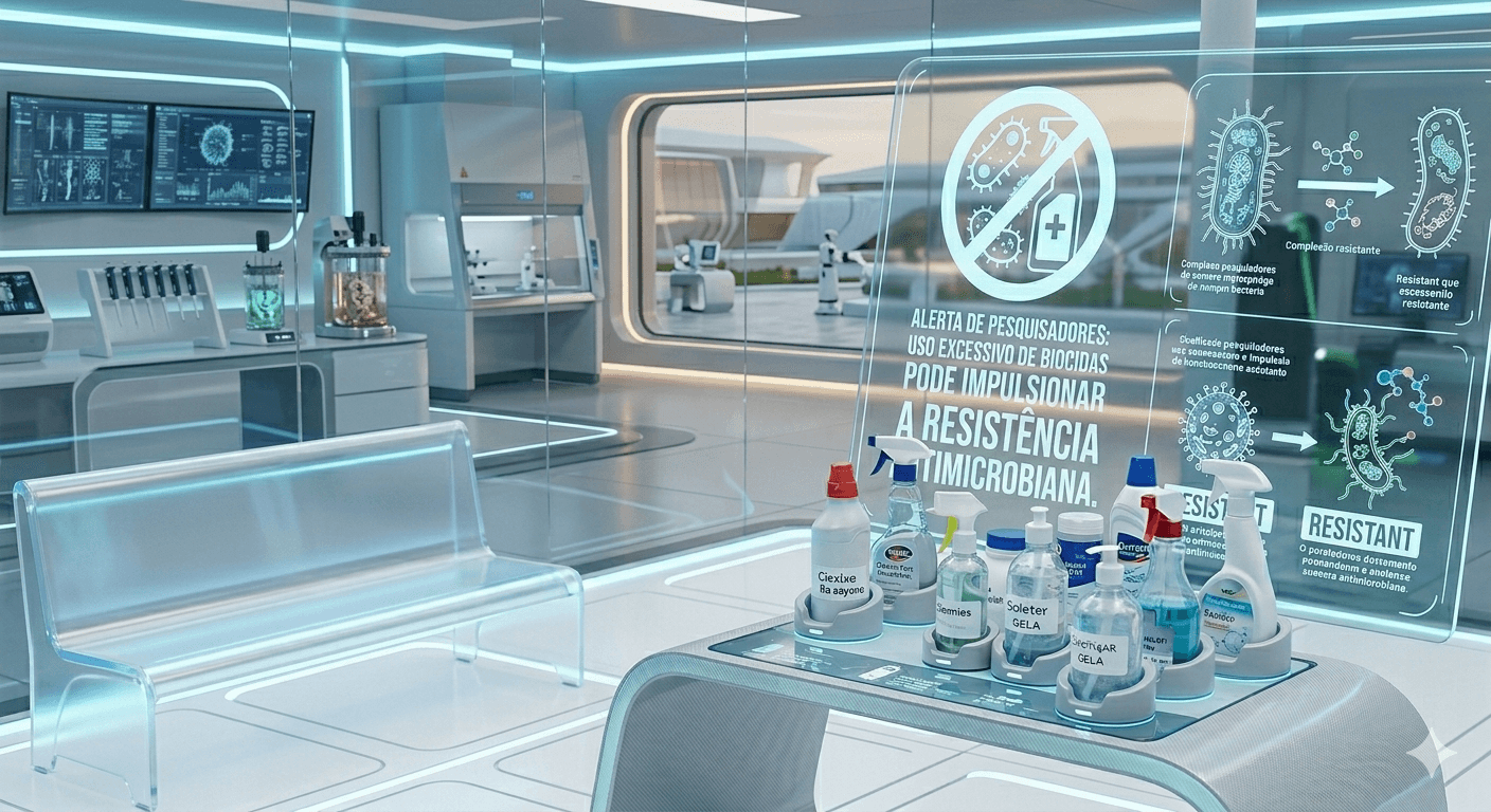 Biocidas e resistência antimicrobiana: o alerta médico