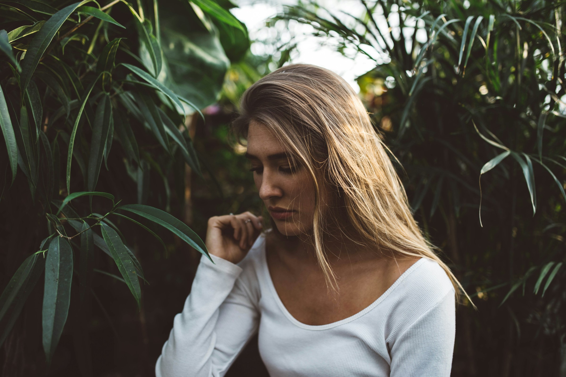 woman at a garden - Preppy Brands