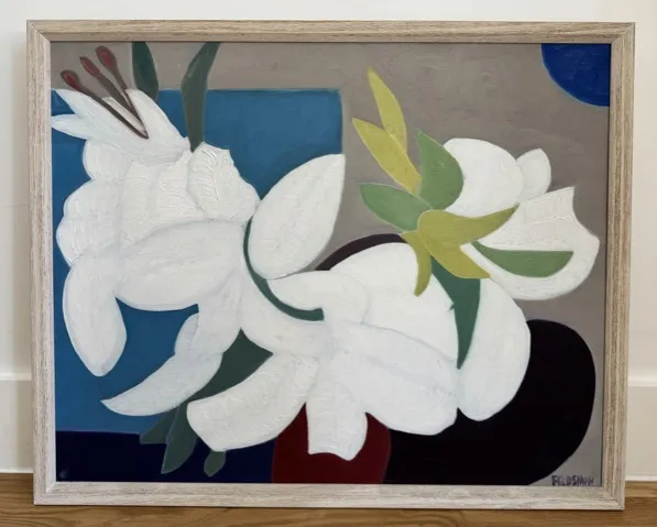 'Marriage Dinner' by Ben Feldshuh, oil painting