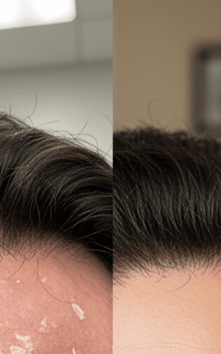 Before and after treatment - arm