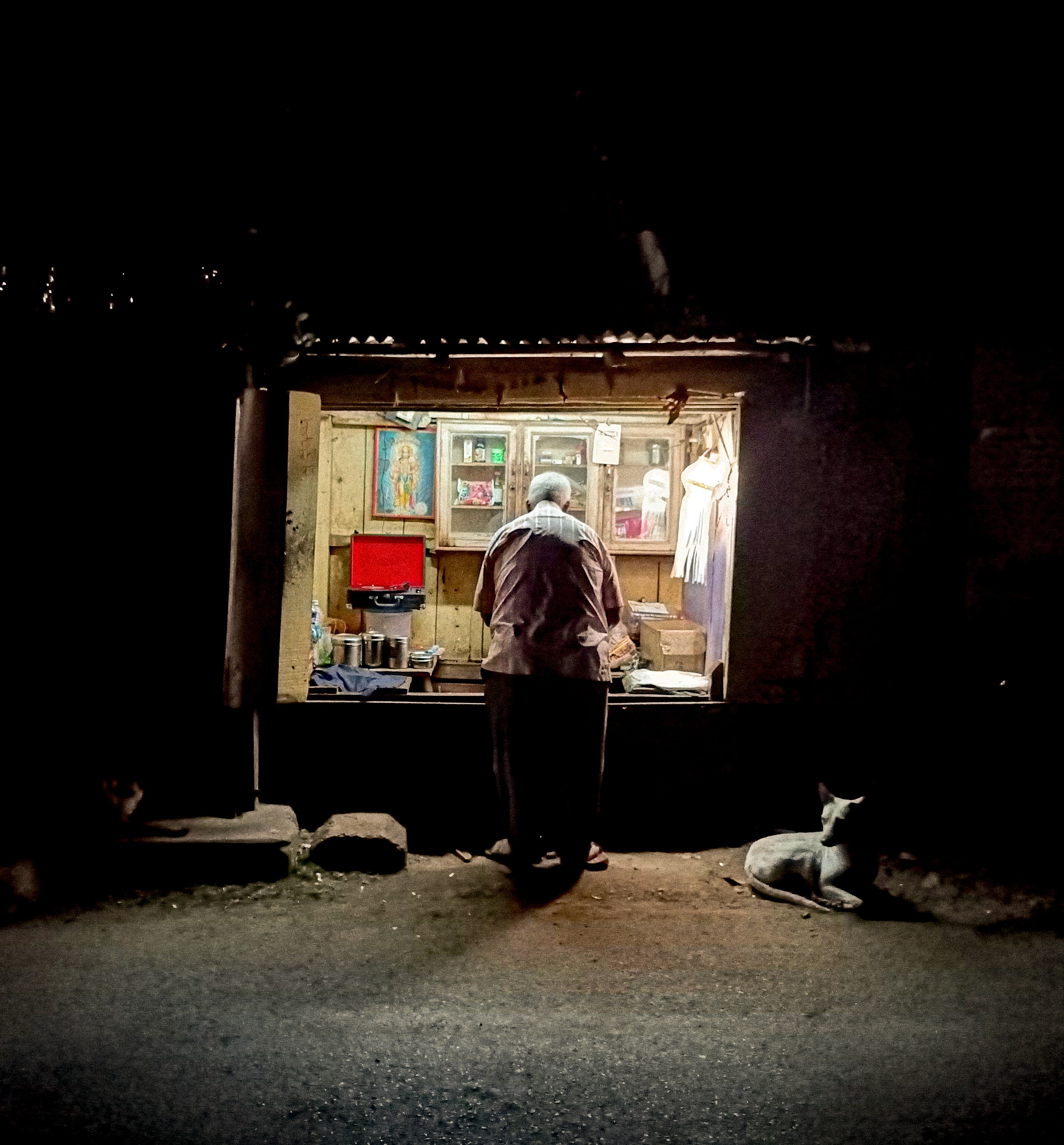 Women On Neon Background