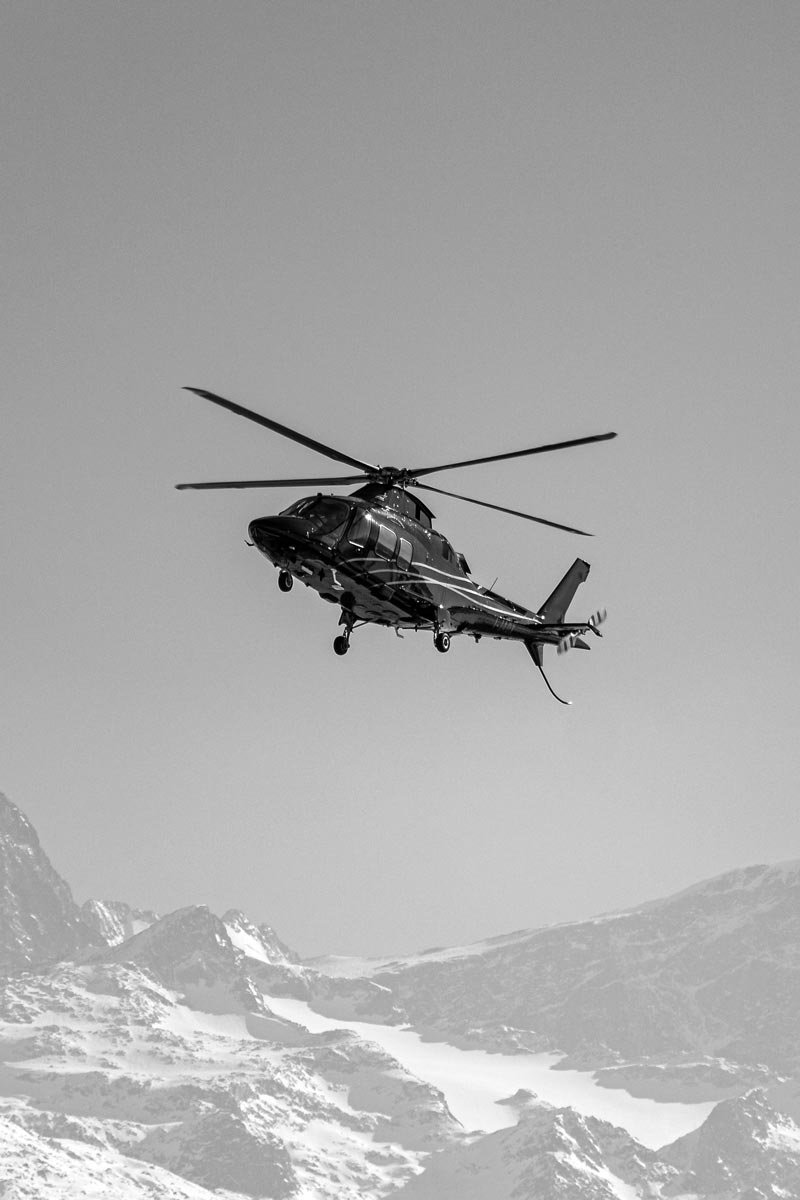 Corporate jet hire Samedan St. Moritz - Piz Nair and Piz Bernina glaciers