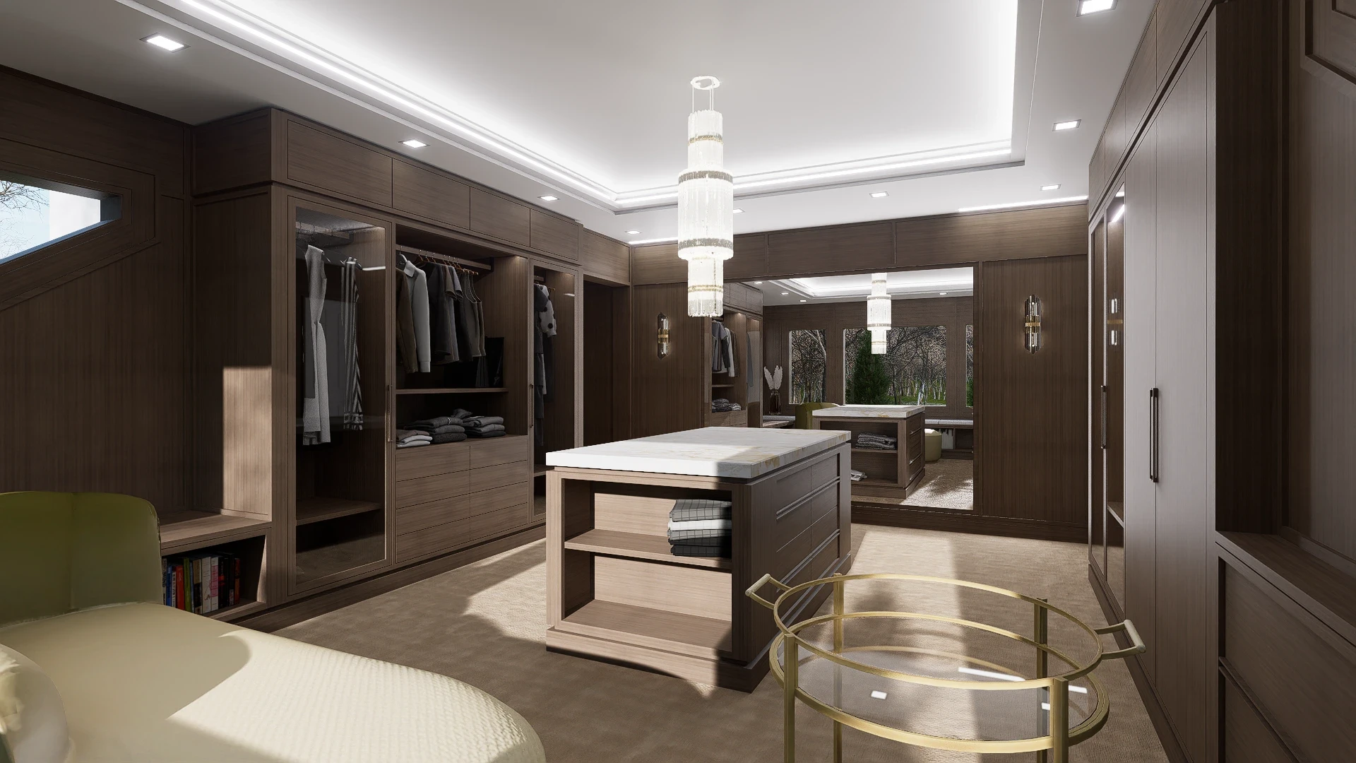 Master closet render