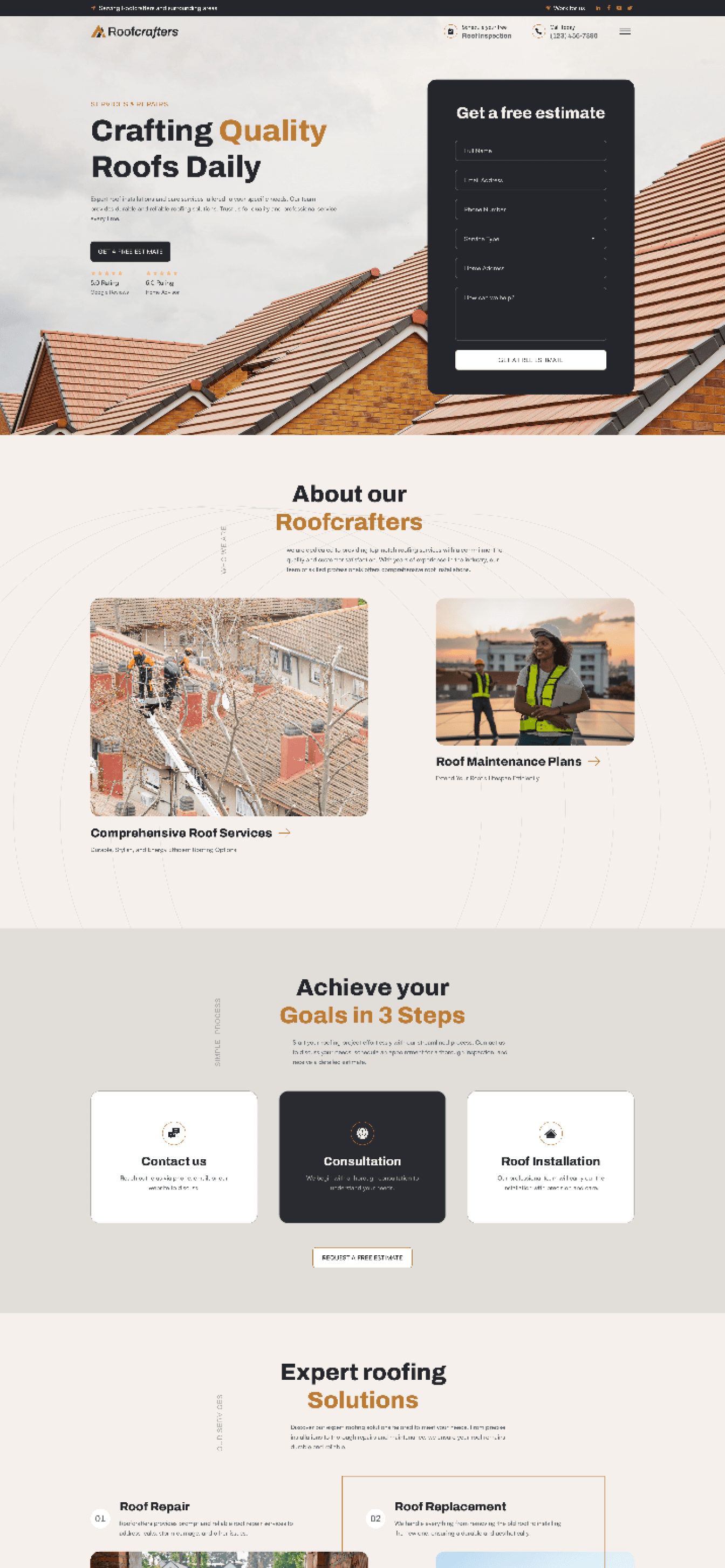 Landing page