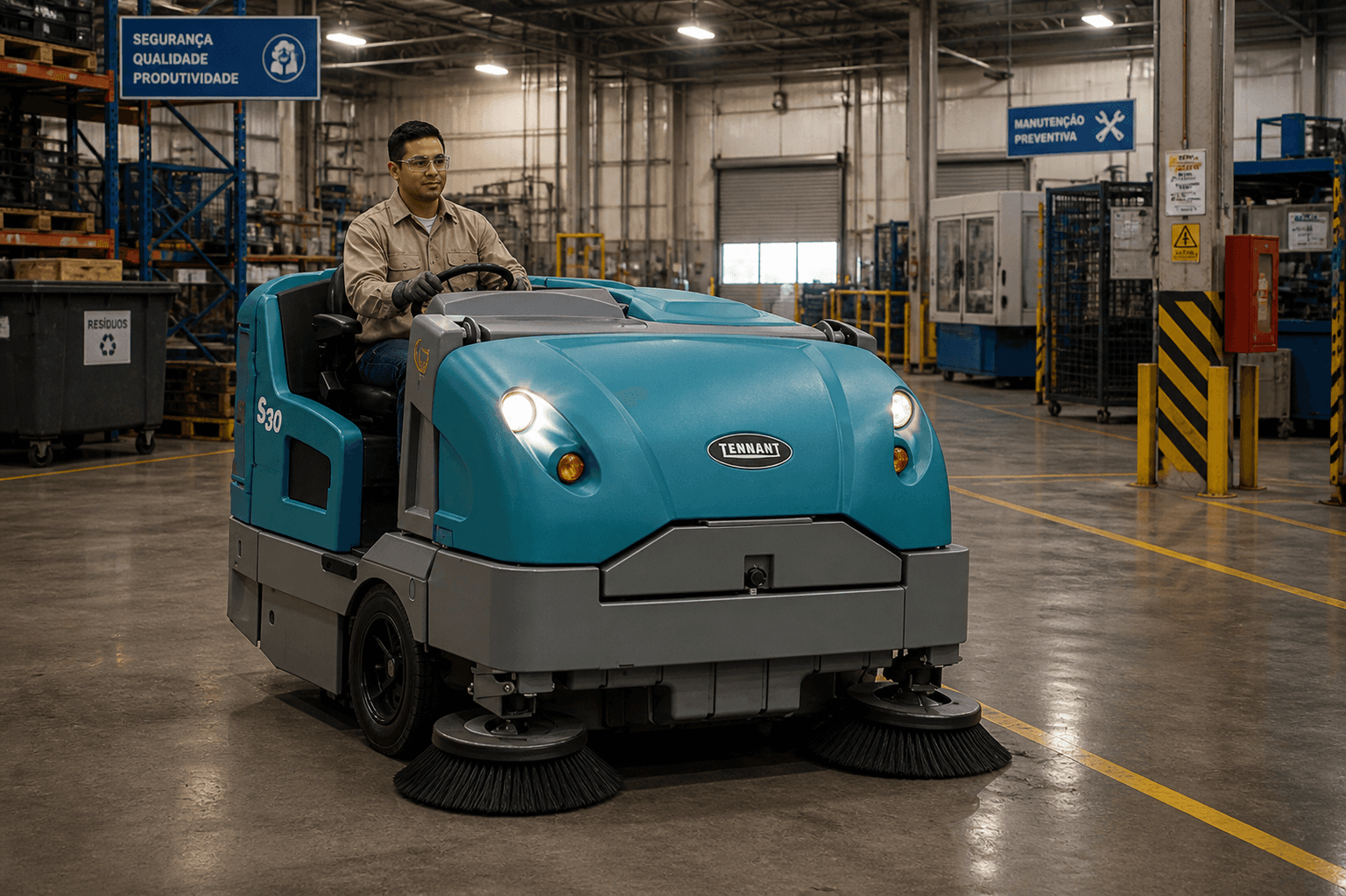Varredeiras-de-pisos-industriais-Tennant-MaqFloor-Confira