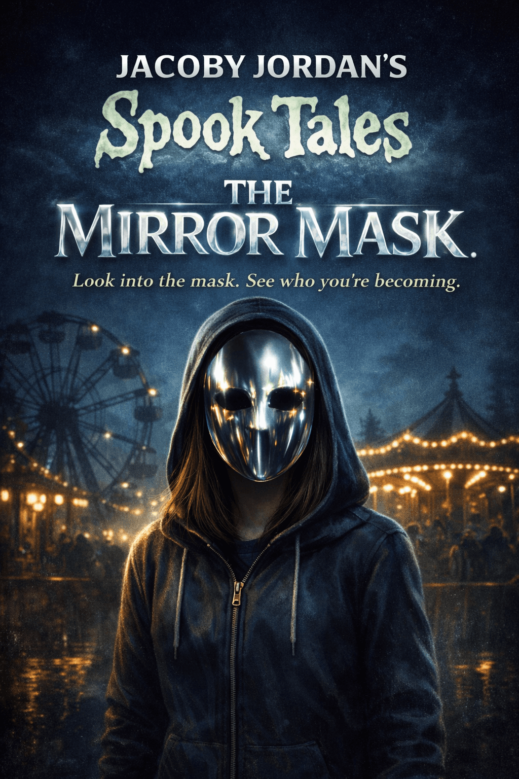 Silhouetted agapanthus flowers against a gradient sky.