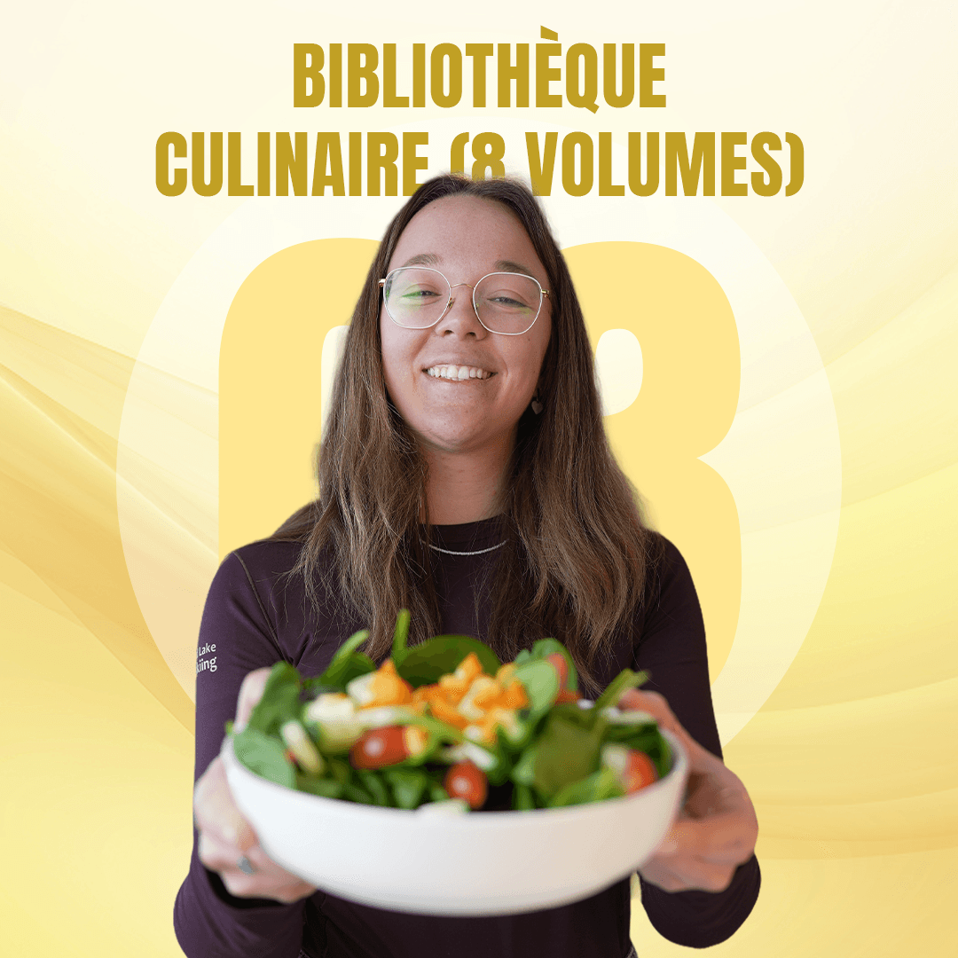 Module 3 Progrès-Fit – Bibliothèque culinaire 8 volumes de recettes saines et savoureuses, avec Camille Landry