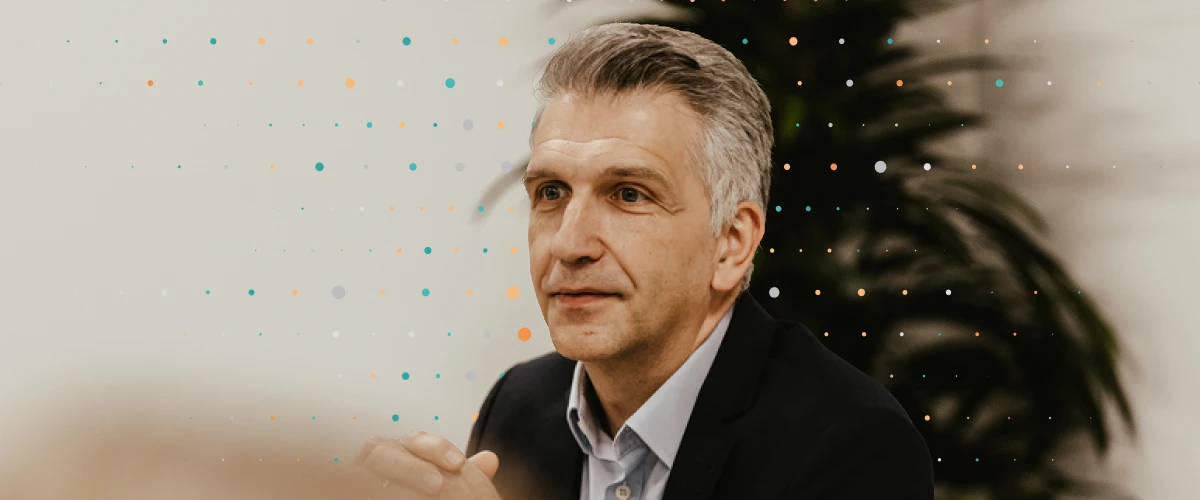 person in a delivery meeting