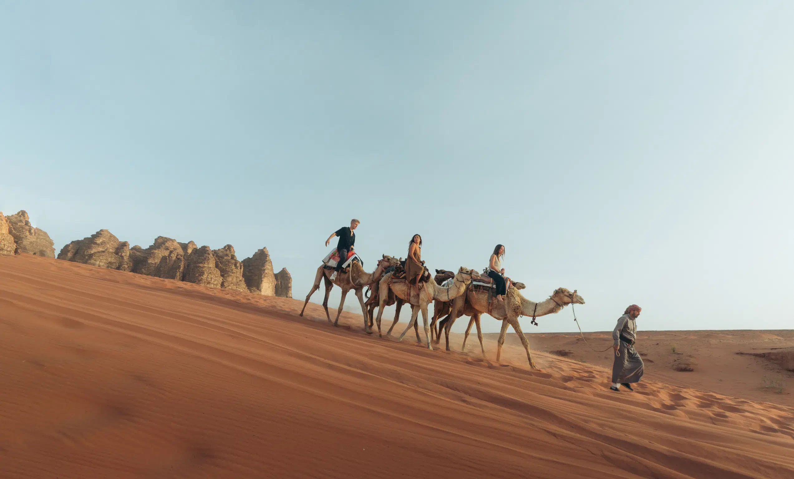 Man wearing VR glasses