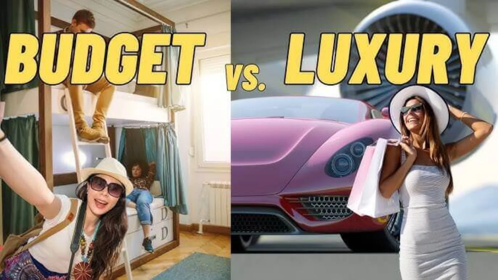Comparison Budget vs Luxury Travel