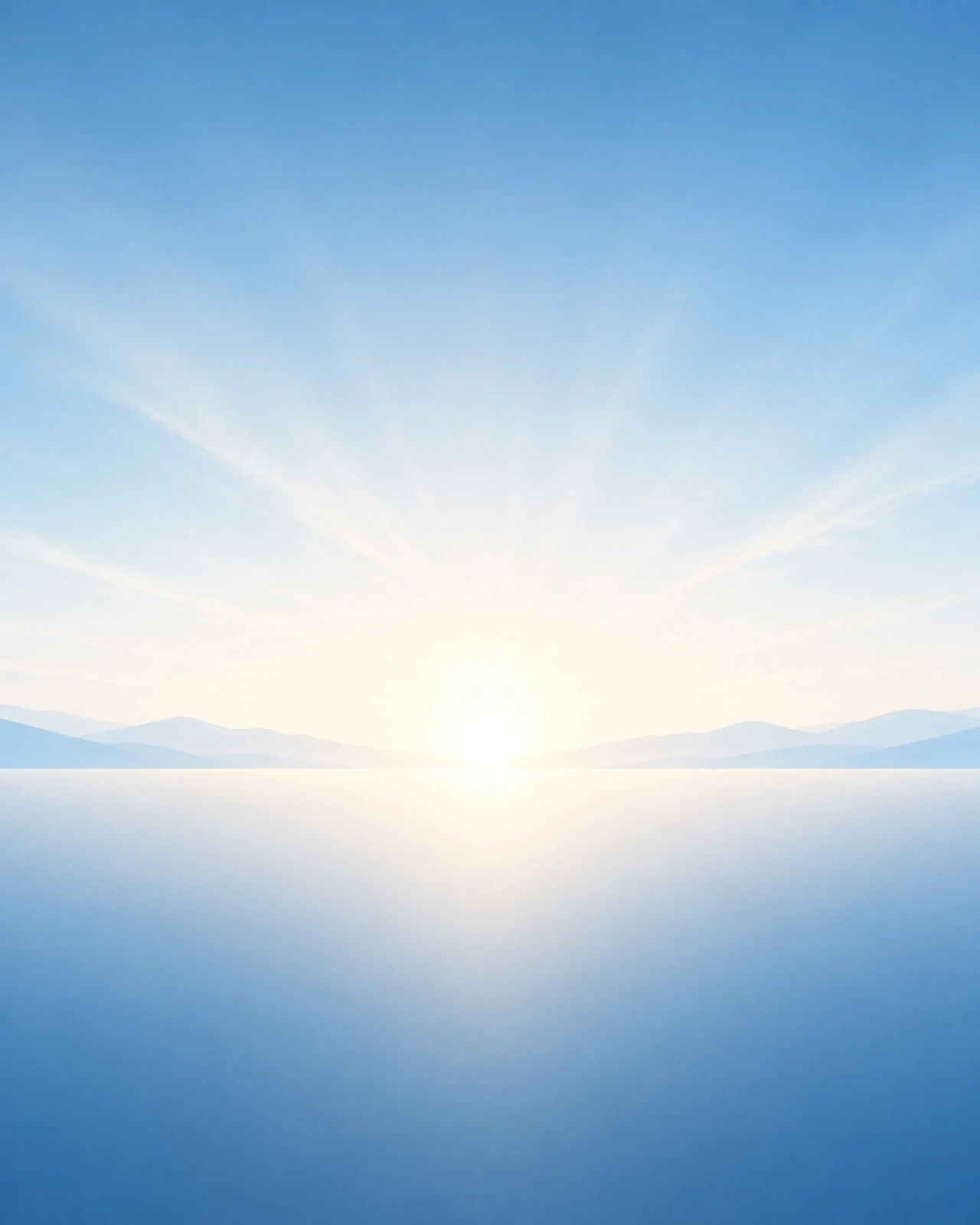 Abstract glowing horizon representing long-term growth and team capability