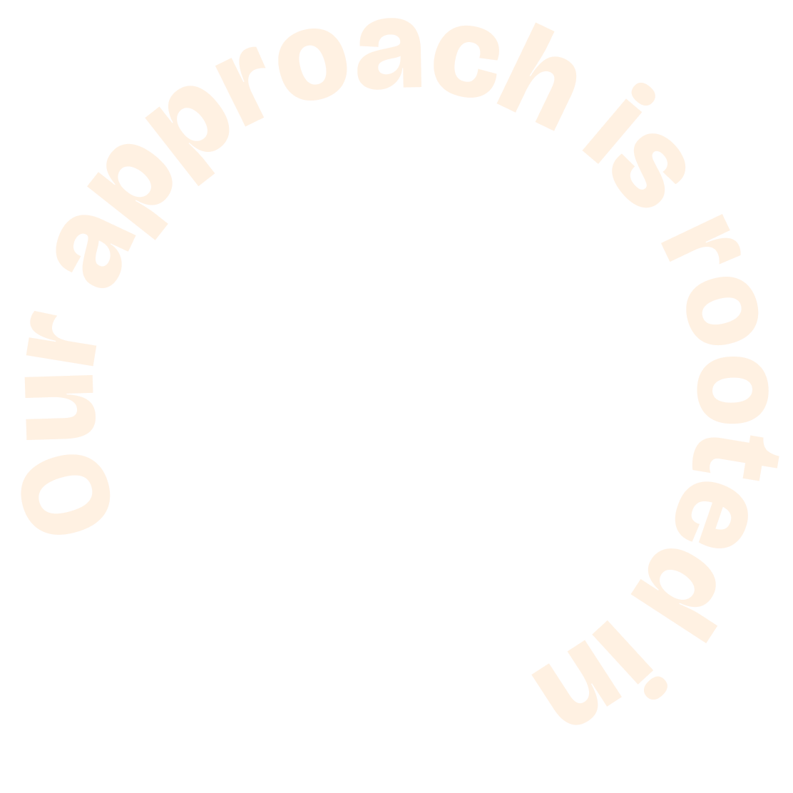 Our approach is rooted in 1