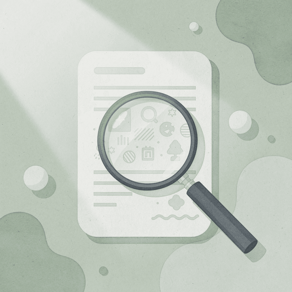 Scene of magnifying glass discovering hidden money from forgotten accounts