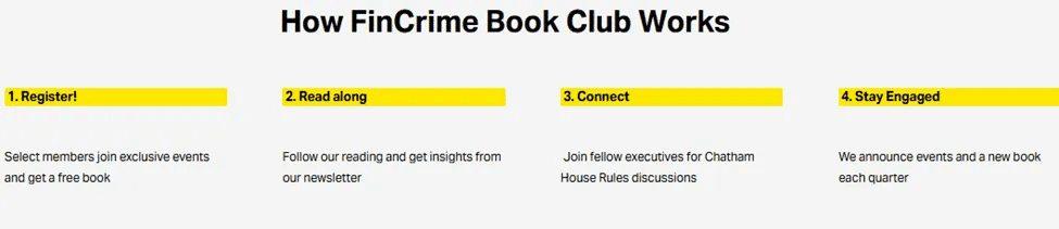 Marketing Spotlight Castellum Marketing strategy FinCrime Book Club