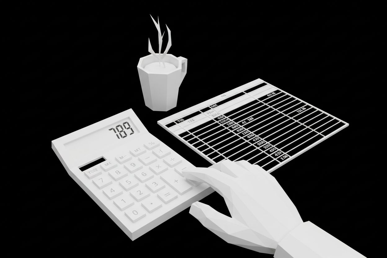 Calculator and spreadsheet