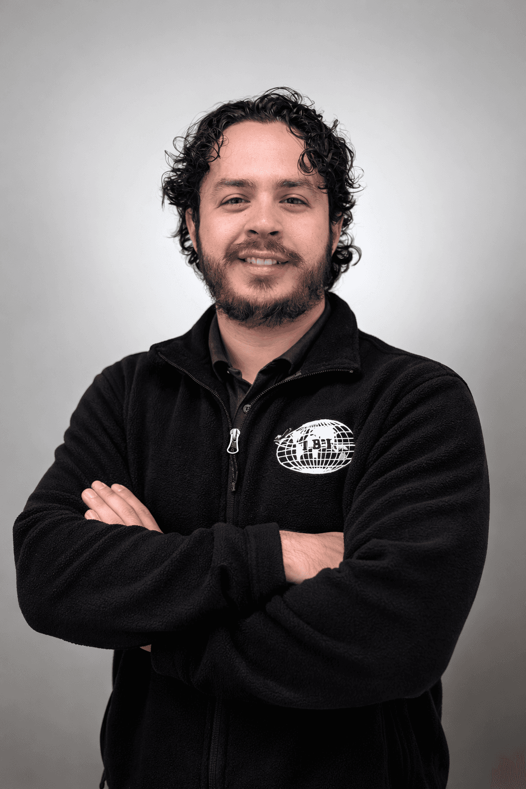 Abstract pink and blue background with water droplets.