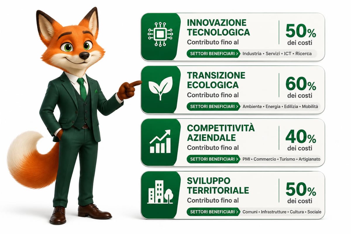Assi strategici finanziamenti Piemonte