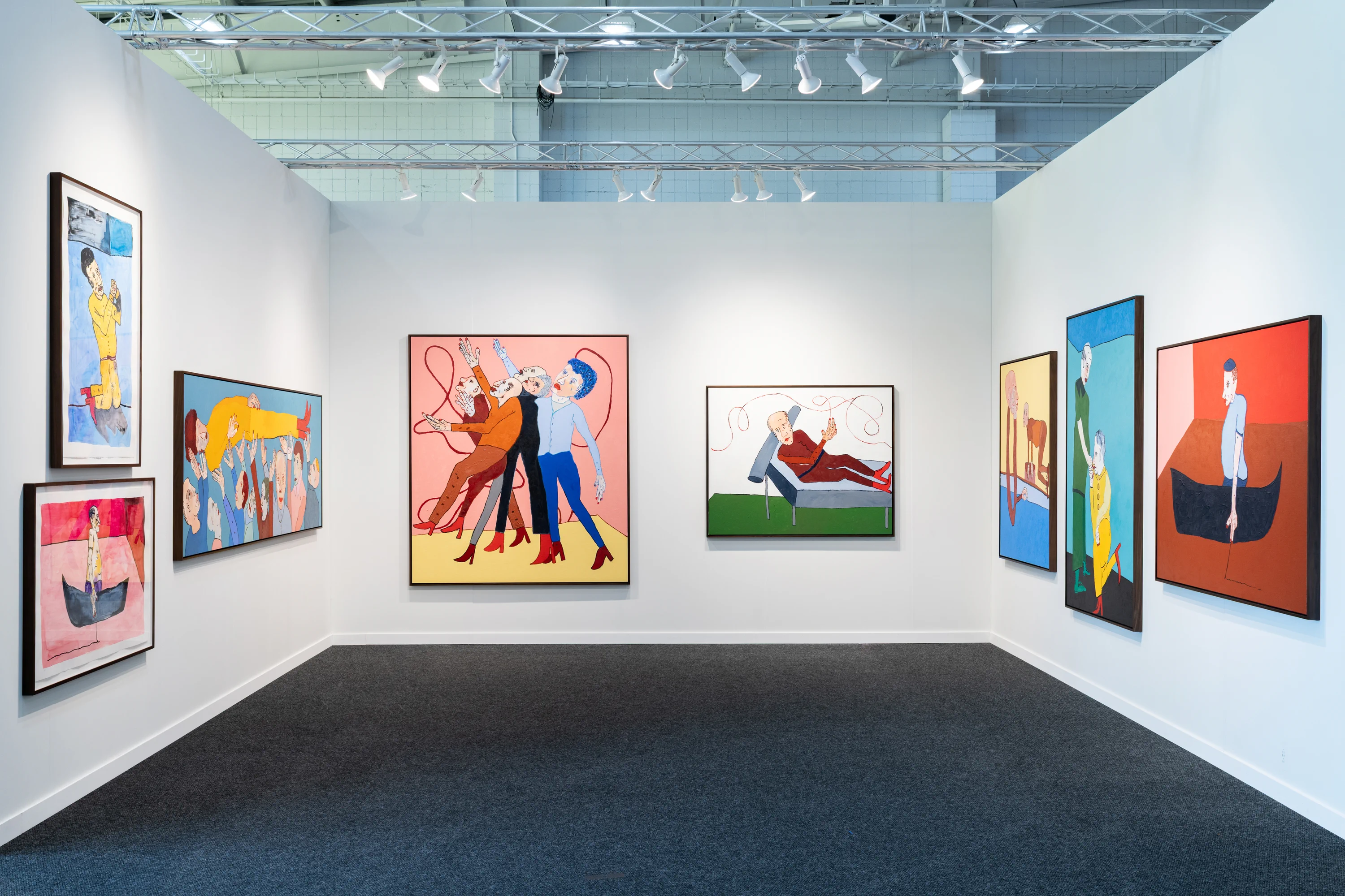 Interiors Installation view, Joel Mesler