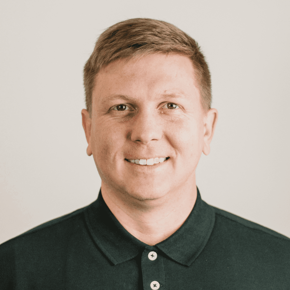 man smiling to the camera