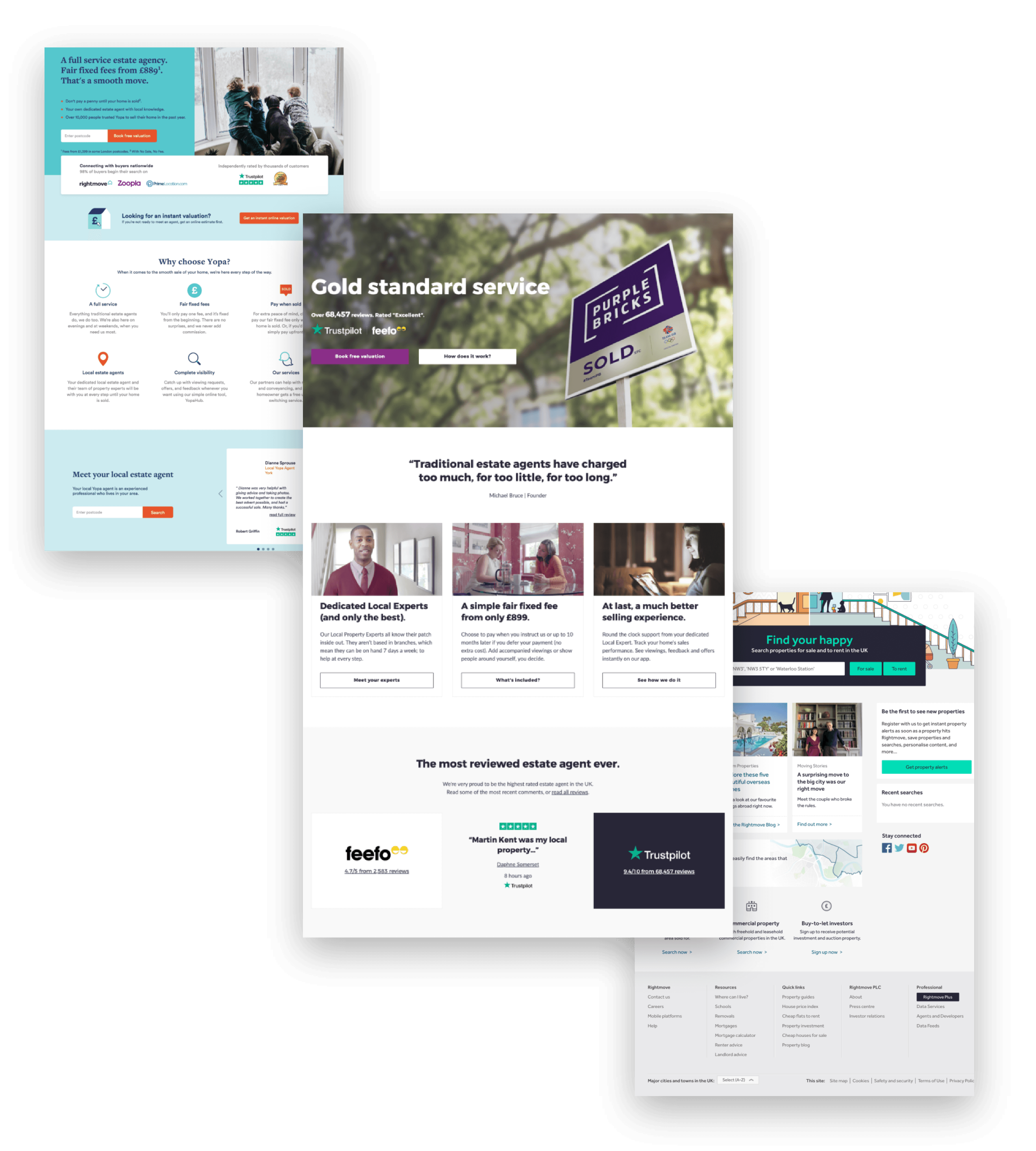 three competitors to emoov and their homepages