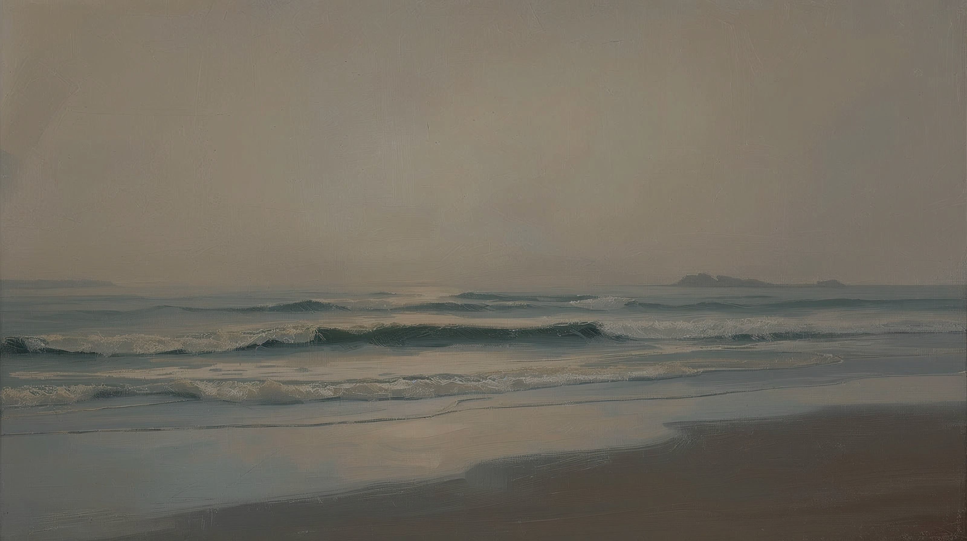 Oil Painting of Ocean