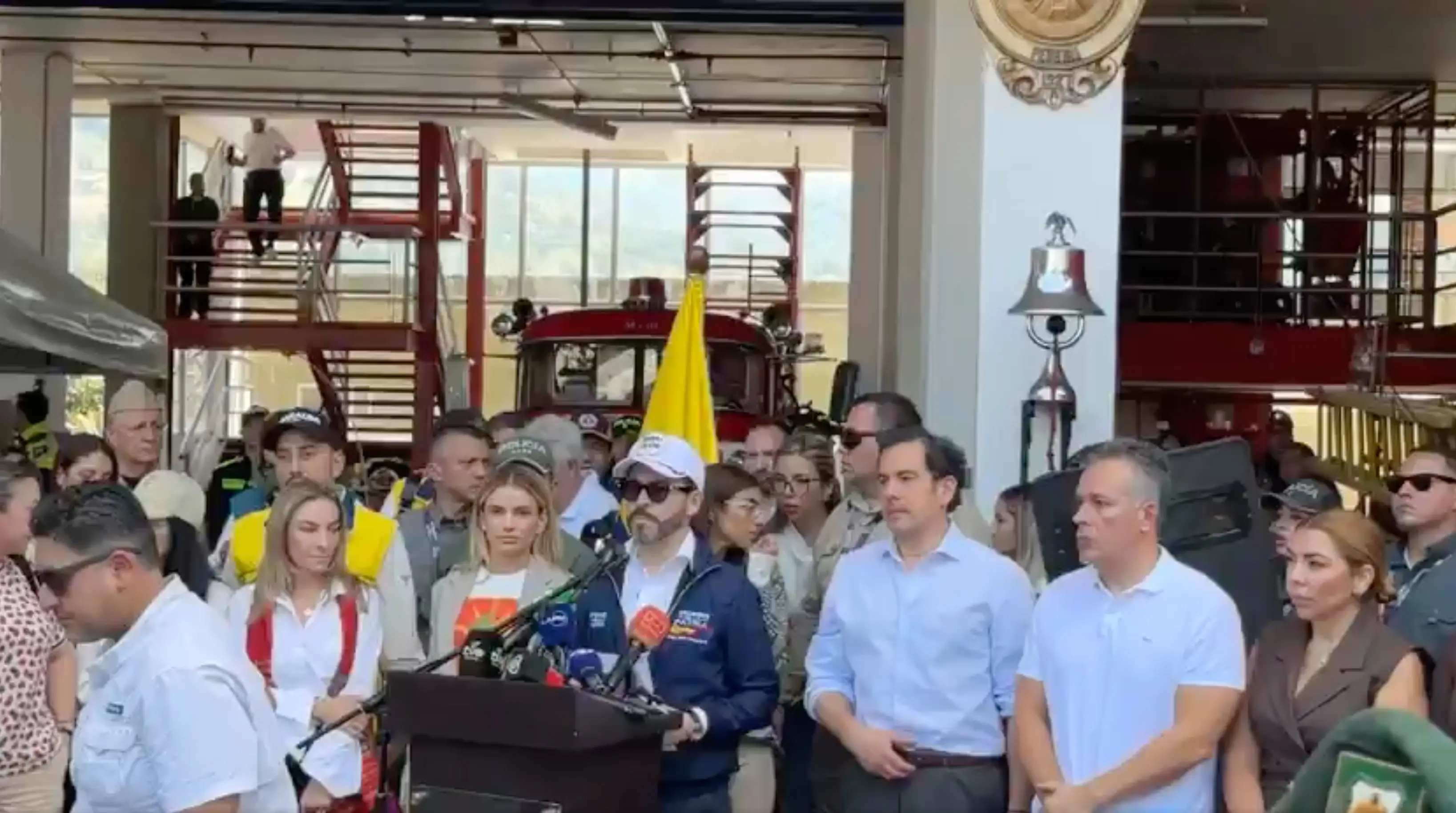 Colombian president Abelardo de la Espriella press conference