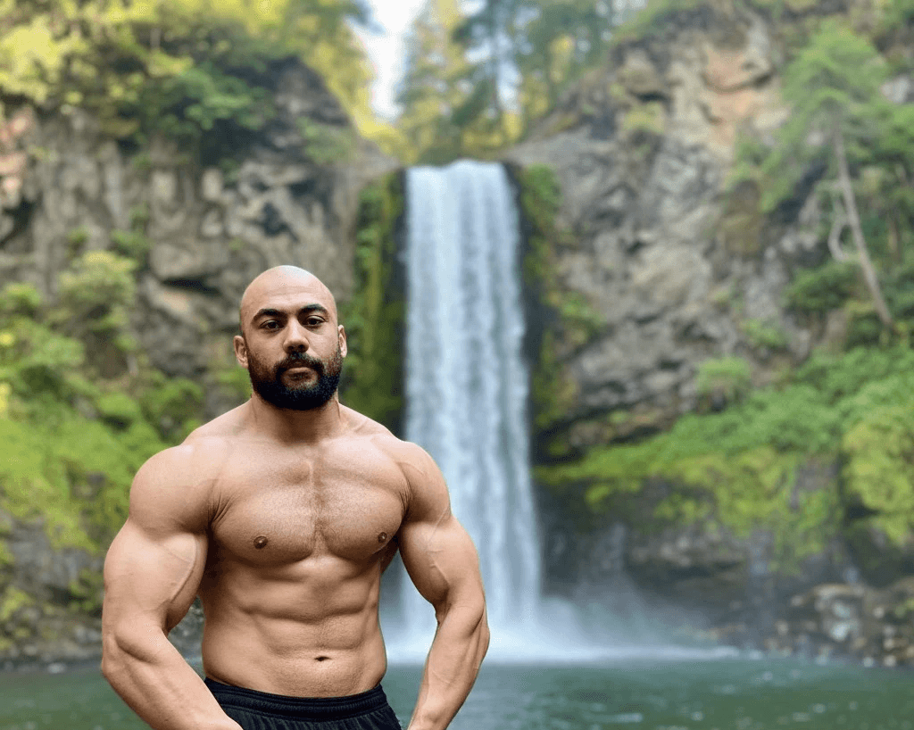 Rachel Stone standing with ABS and hands in her pockets