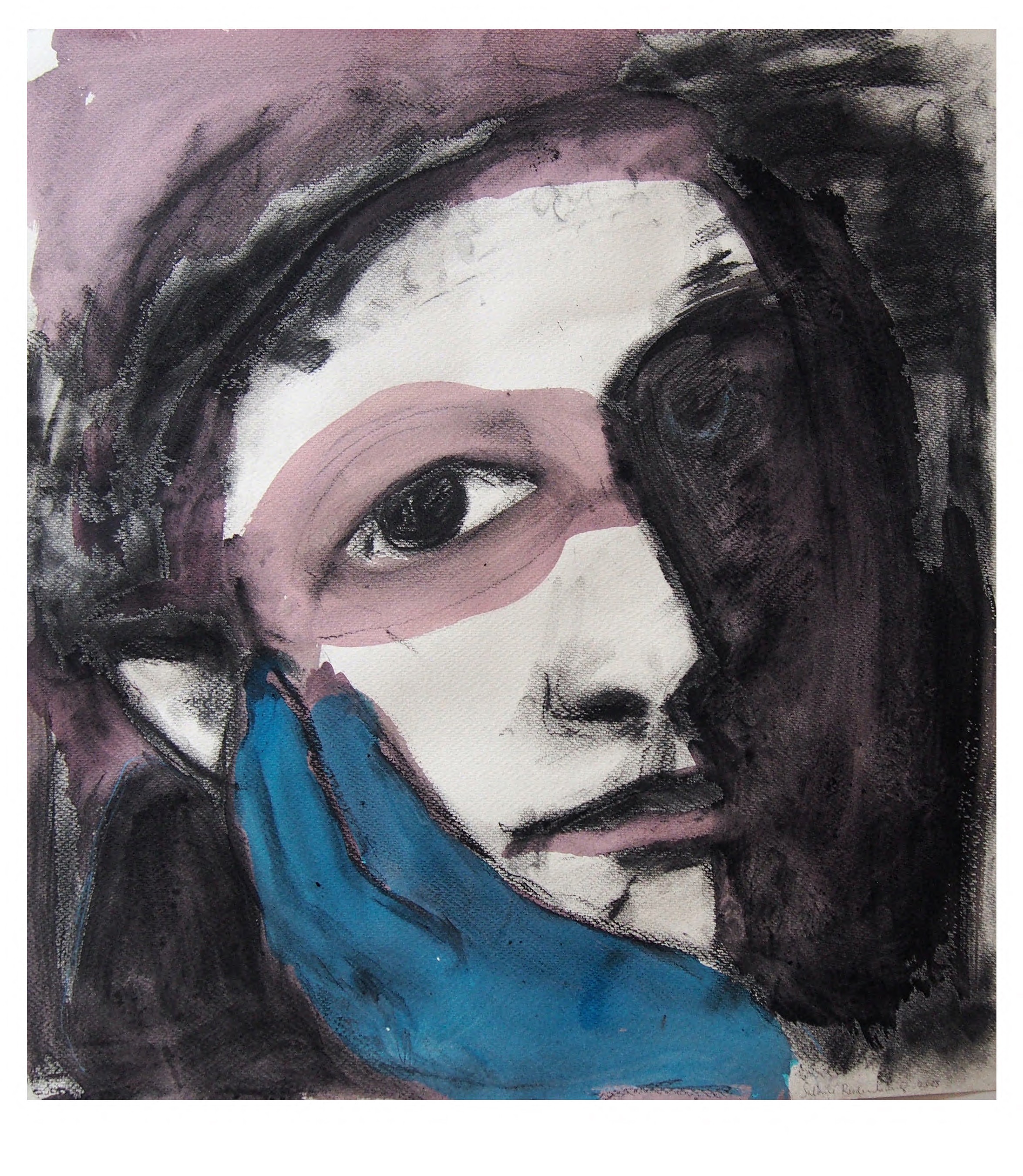 Bellyache III | aquarel op papier | 11 x 17 cm