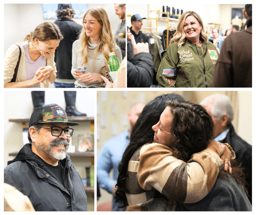 red mail box on road during daytime