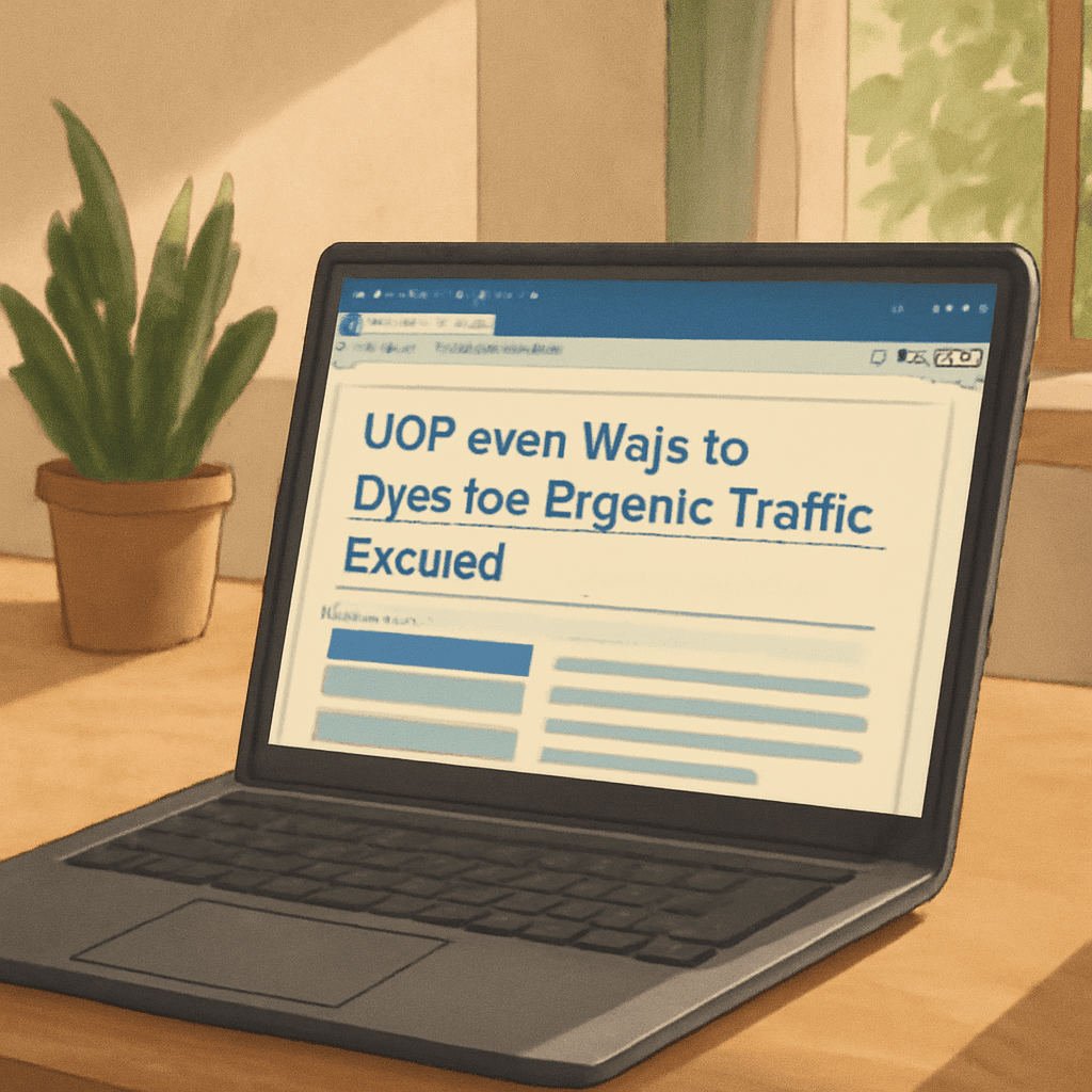 optimized website for search engines with clear title tags and meta descriptions