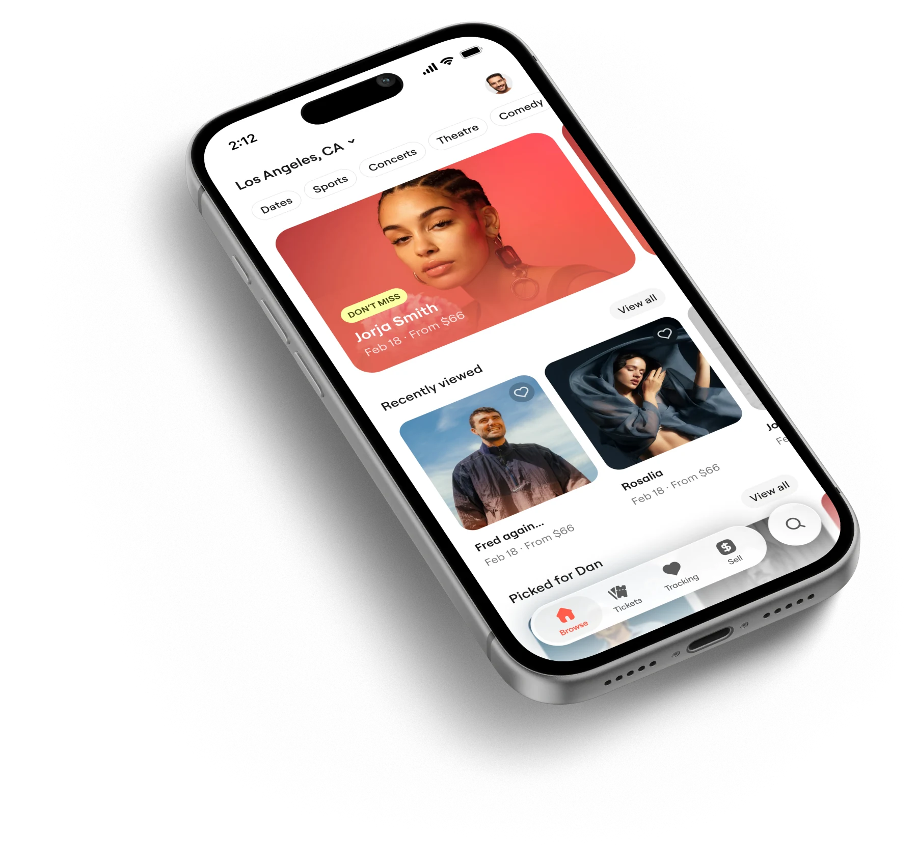 SeatGeek Credit on iPhone 17 Pro